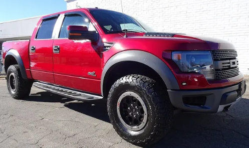 Дефлекторы окон (ветровики) Ford F-150 SVT Raptor 2013 (Форд Ф150) Кобра Тюнинг