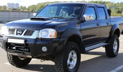 Дефлекторы окон (ветровики) Nissan NP300 (D22) 2008/Frontier (D22) 2001-2005/Navara (D22) 2001-2005"EuroStandard"(Ниссан НП300) Кобра Тюнинг